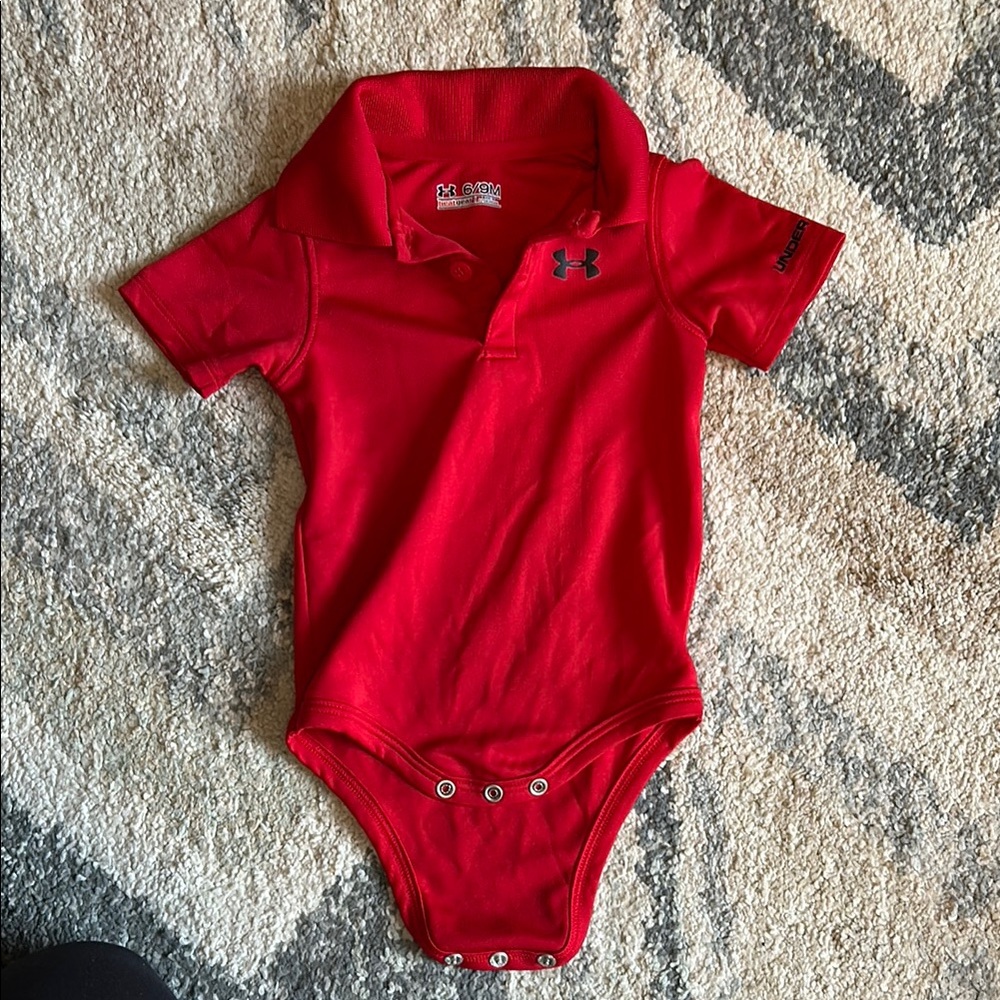 Under Armour polo onesie